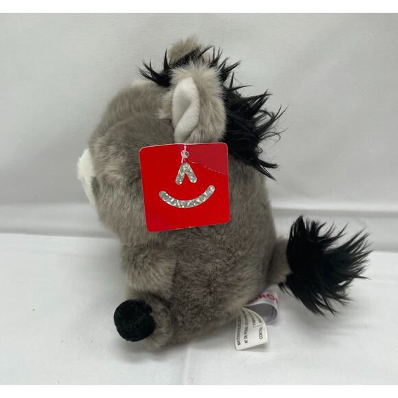 Bray Donkey Plush Stuffed‎ Animal Aurora 7" Gray - Picture 2 of 5